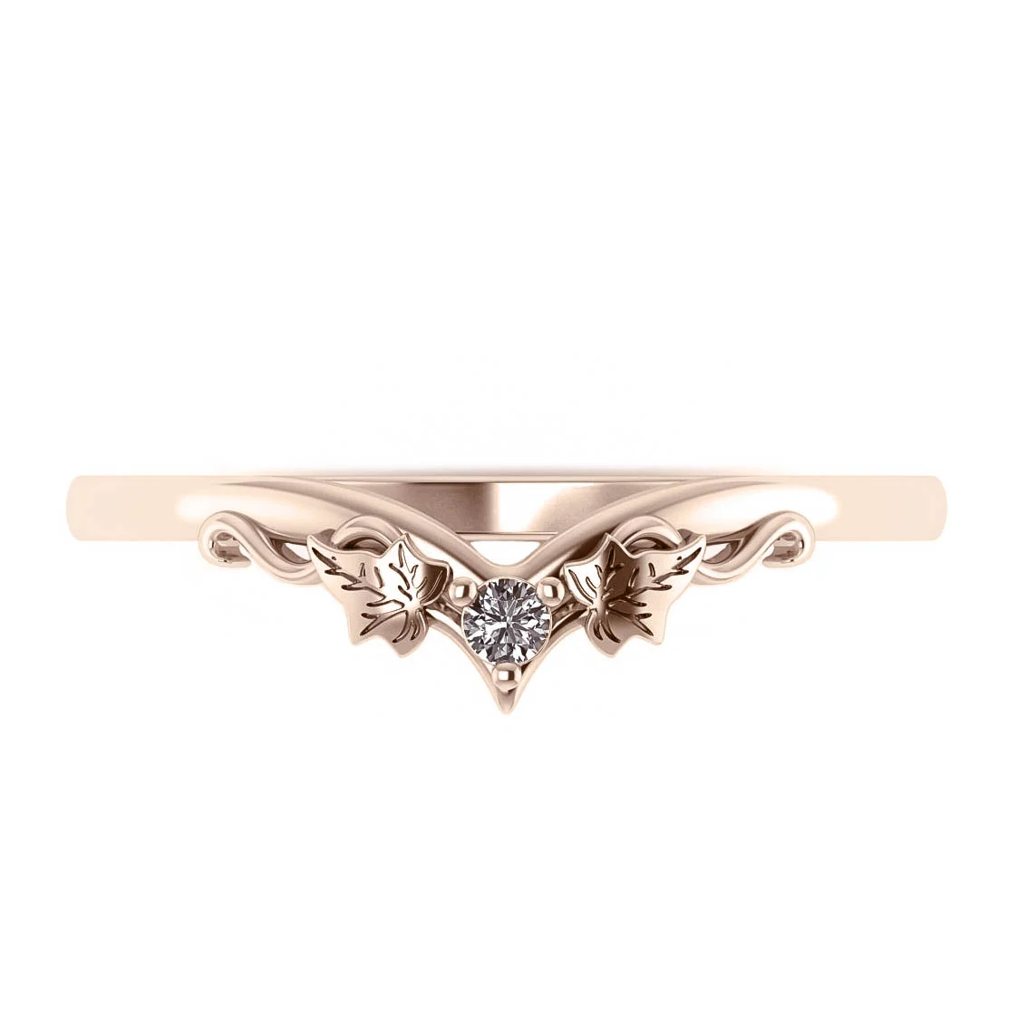 Ariadne | bridal ring set, 6.5 mm central gemstone - Image 3