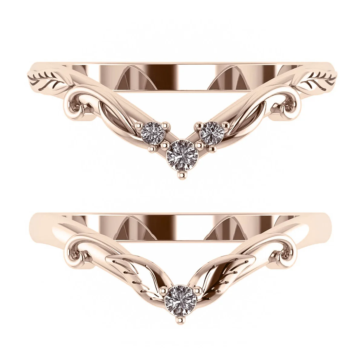Adelina | matching wedding band, choose yours