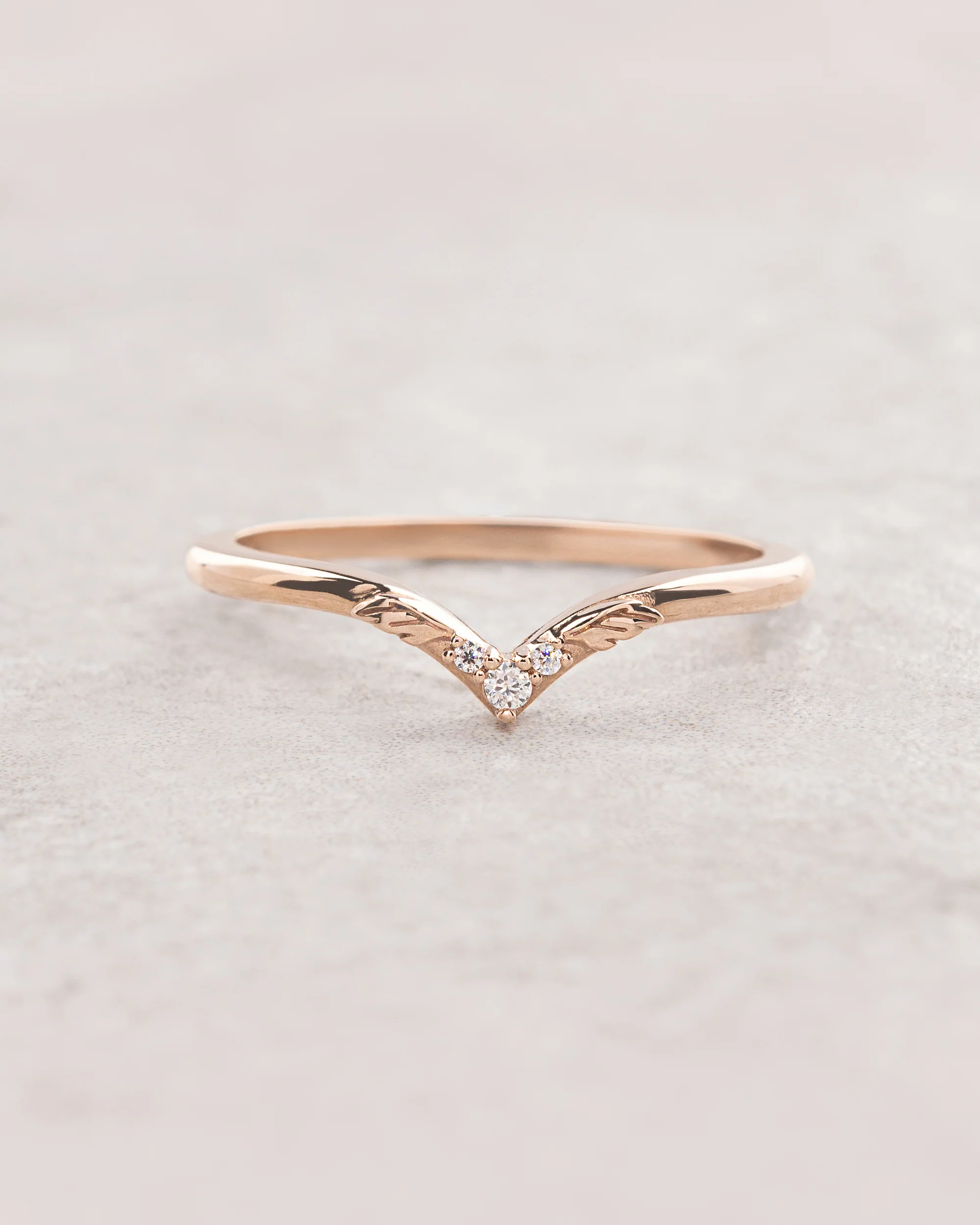 Nature inspired wedding ring / matching band for Amelia - Image 5