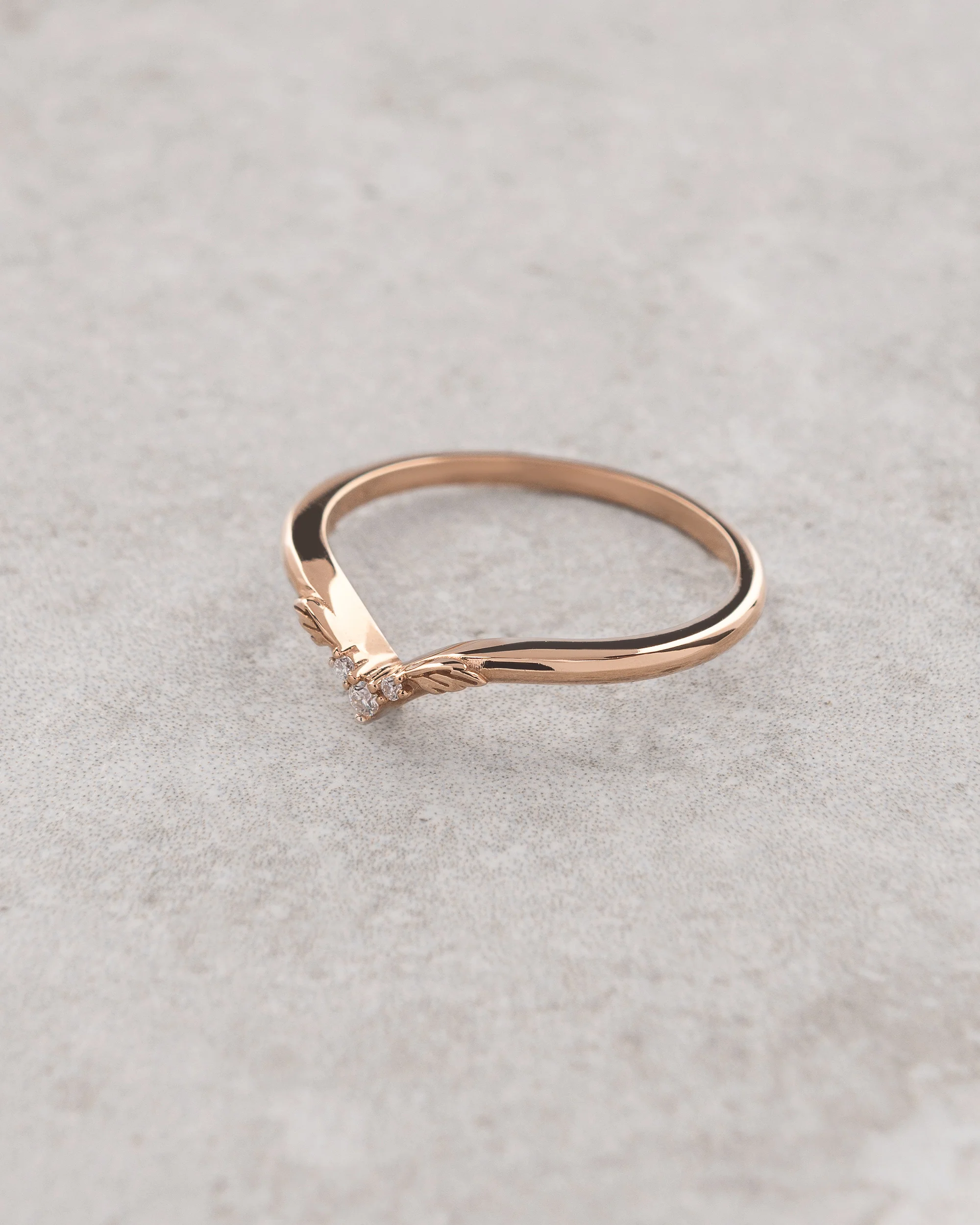 Nature inspired wedding ring / matching band for Amelia - Image 6