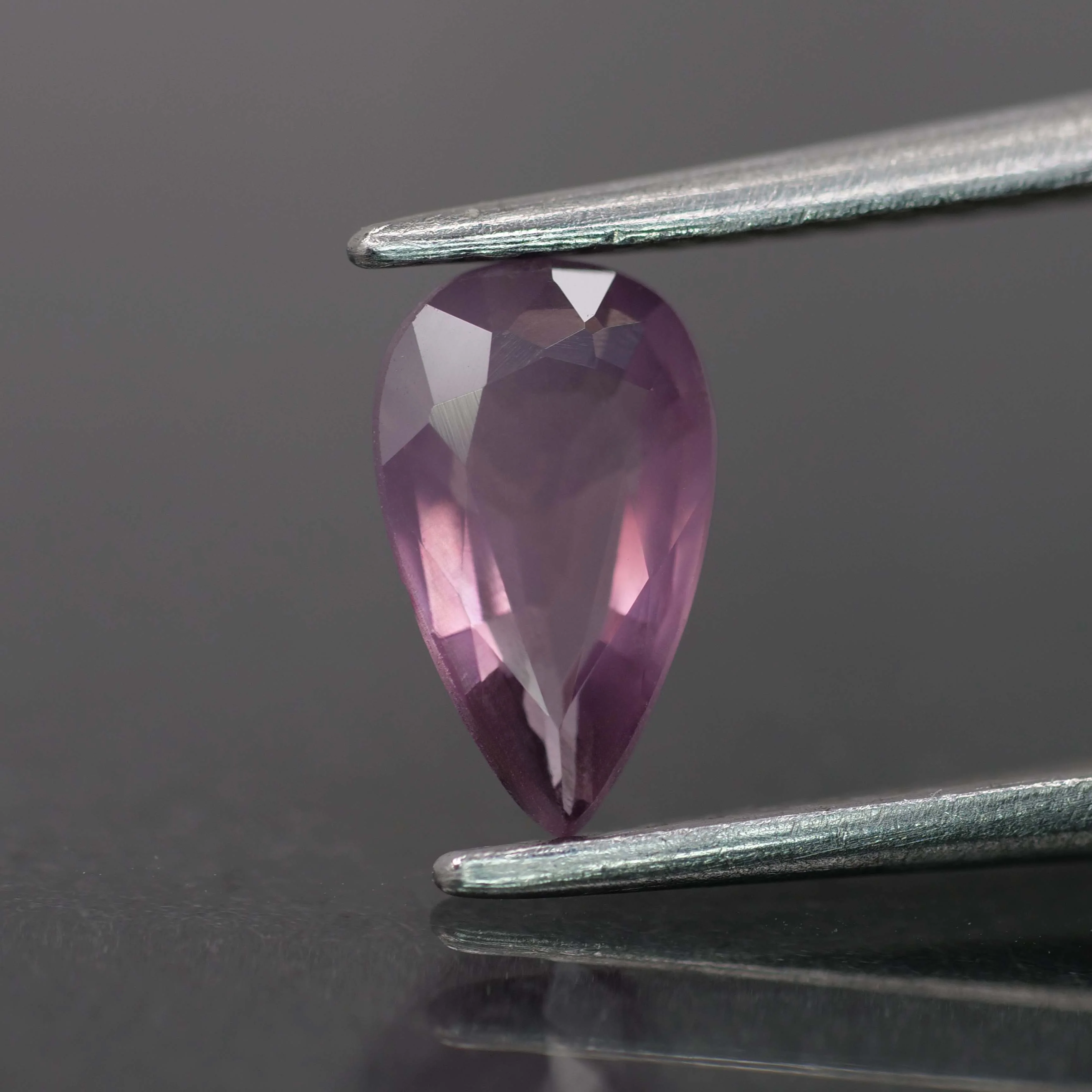 Spinel | natural, purple color, pear-cut, 7.5x4.4mm, *0.5ct, Tanzania