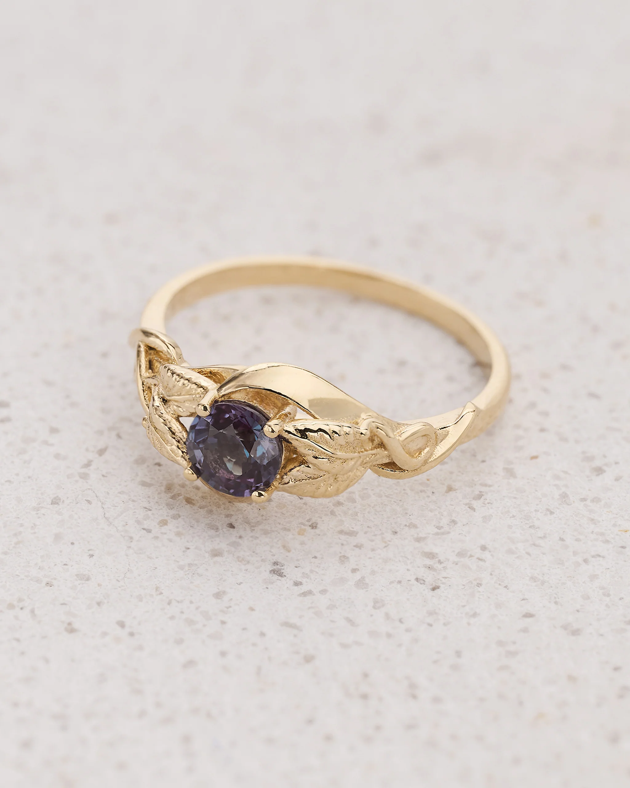 Alexandrite engagement ring / Azalea - Image 3