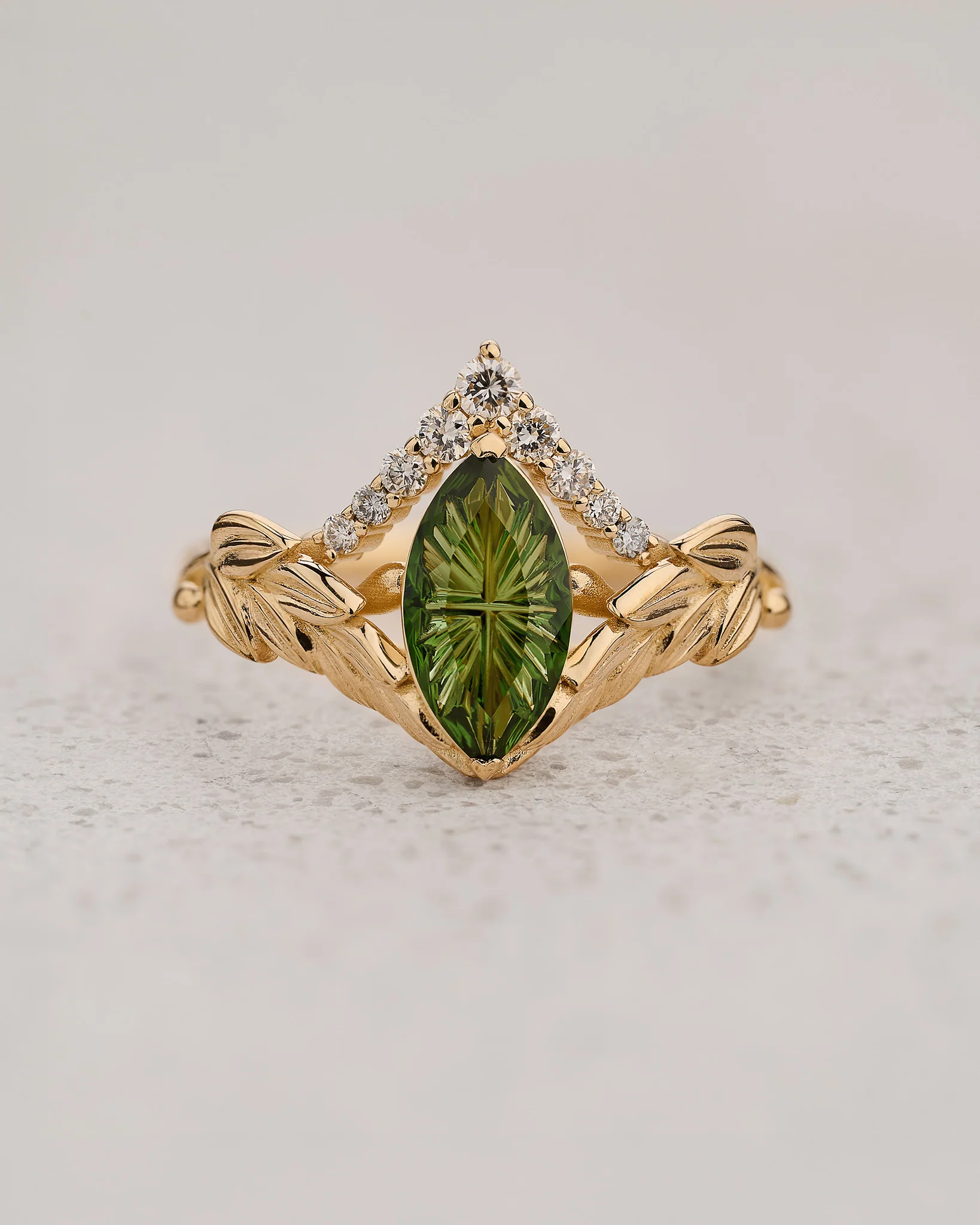 Green Gemstone Rings