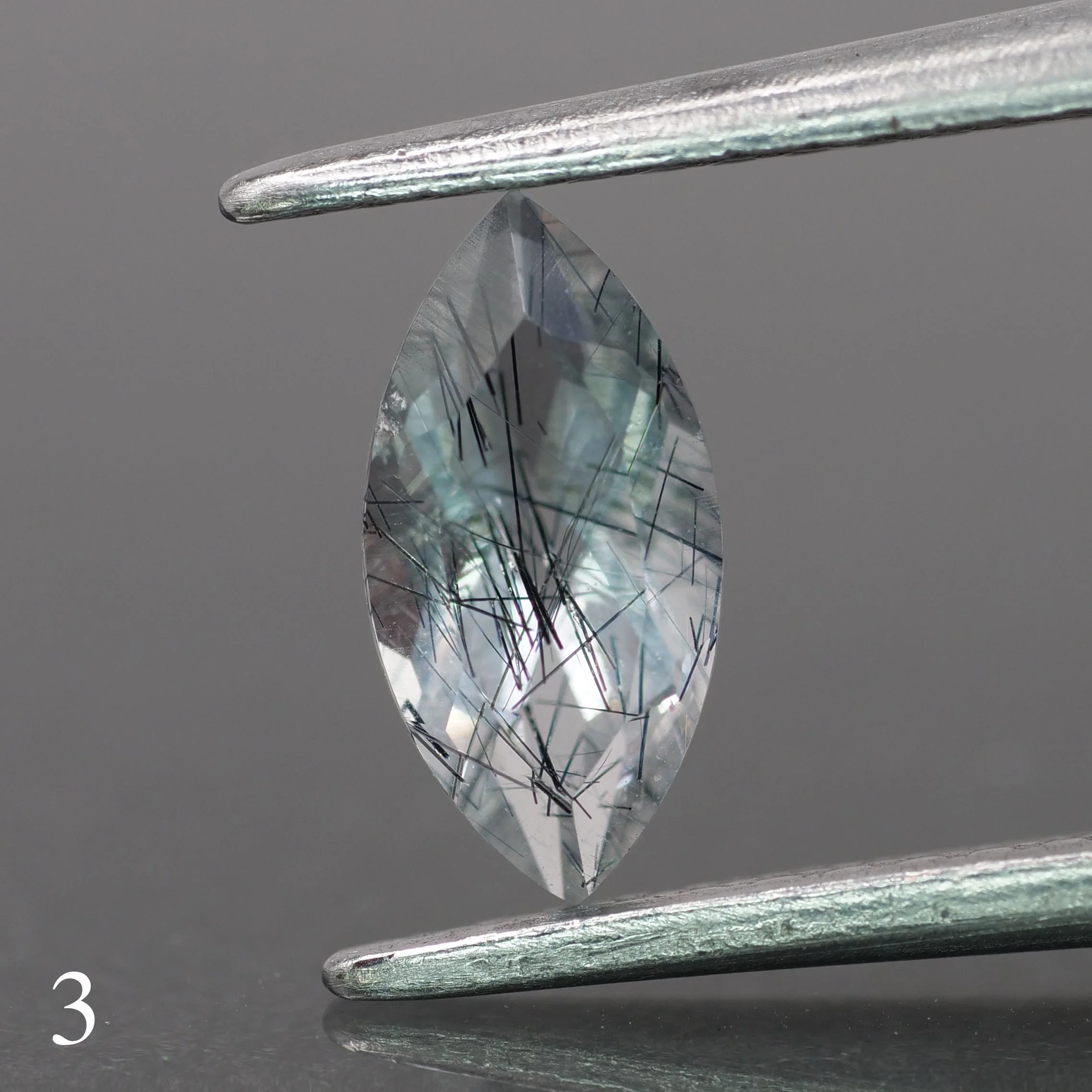 Rutile quartz | marquise-cut, 8x4mm, *0.6ct - choose yours - Image 4