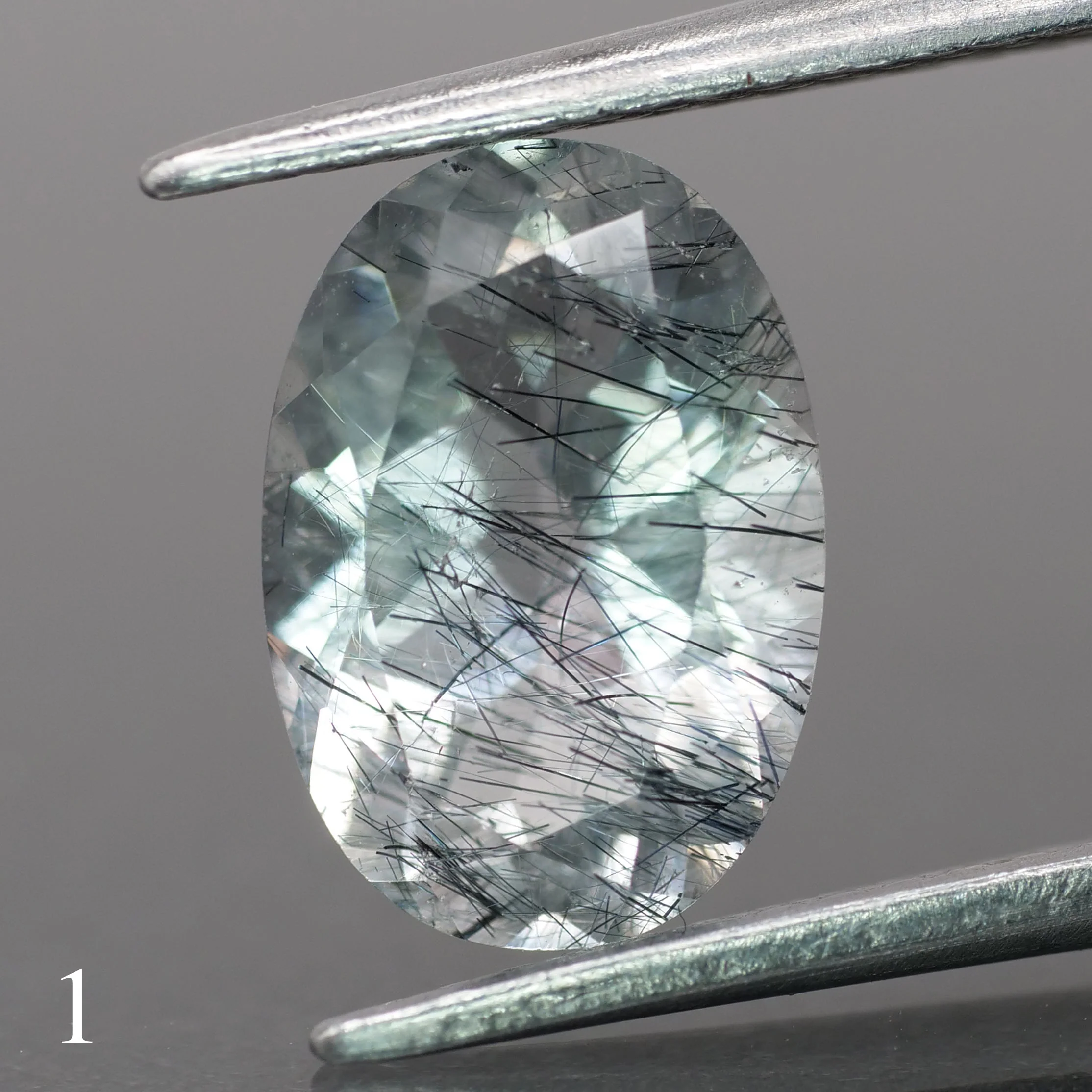 Rutile quartz | oval-cut, 10x7mm, 1.9ct - choose yours - Image 2