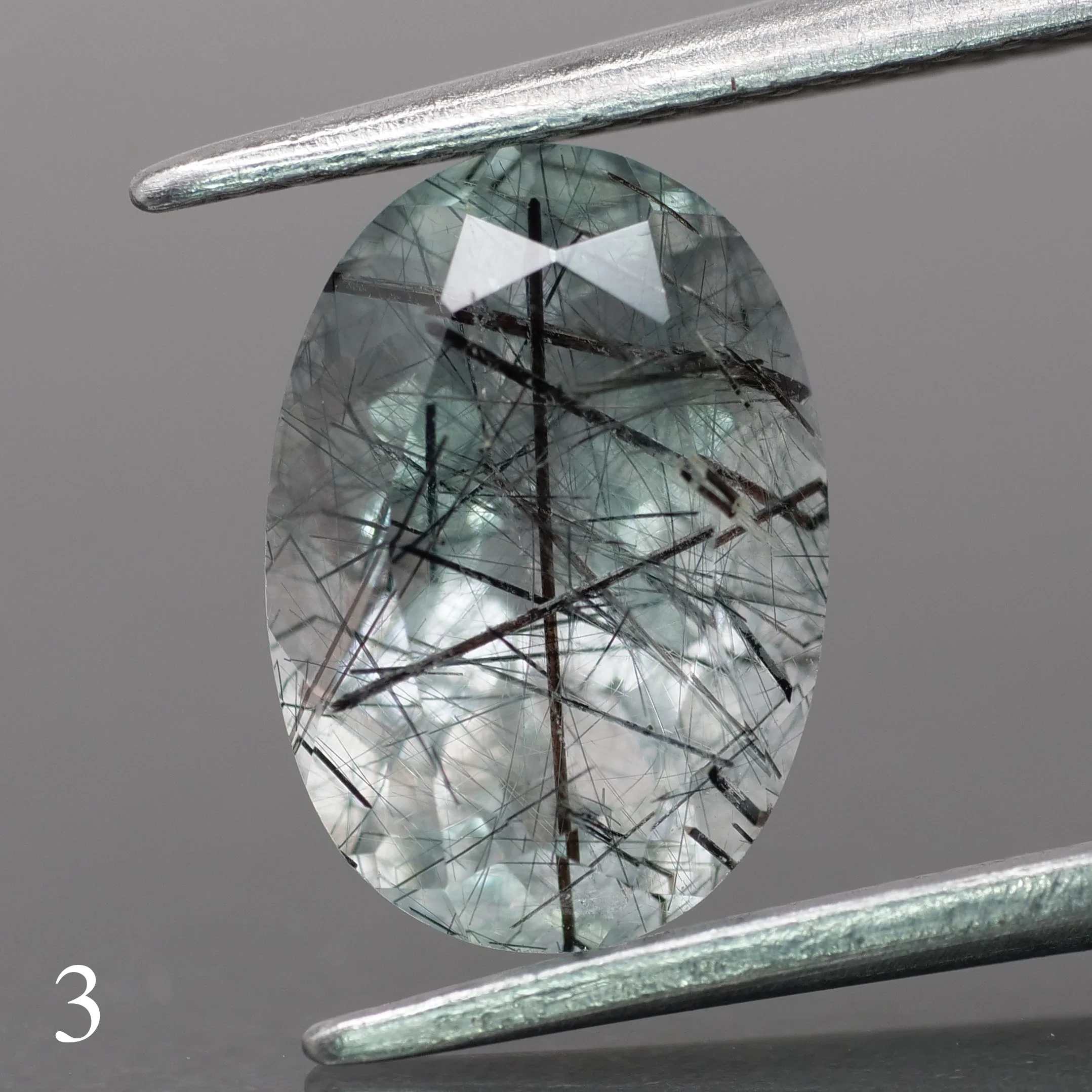 Rutile quartz | oval-cut, 10x7mm, 1.9ct - choose yours - Image 4