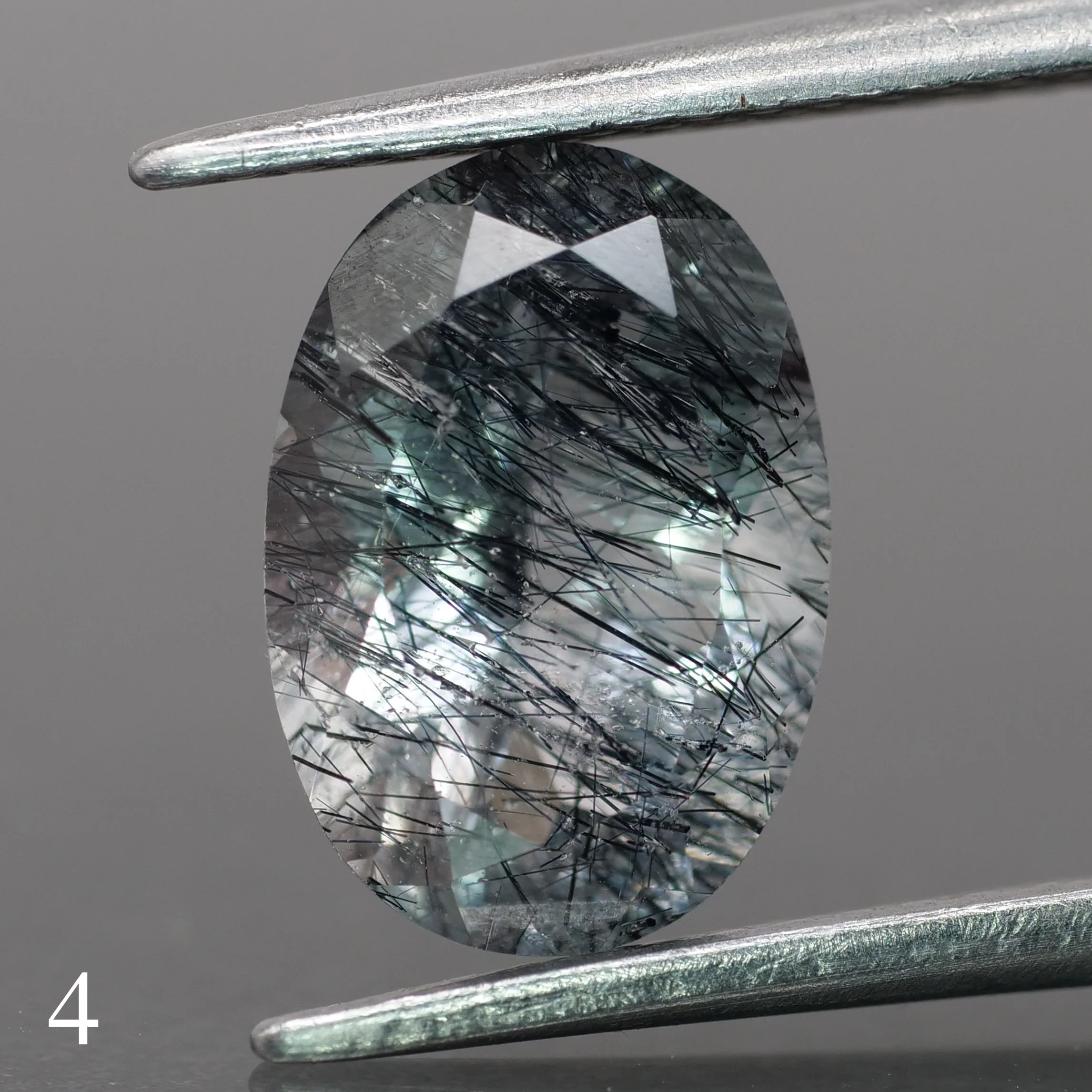 Rutile quartz | oval-cut, 10x7mm, 1.9ct - choose yours - Image 5