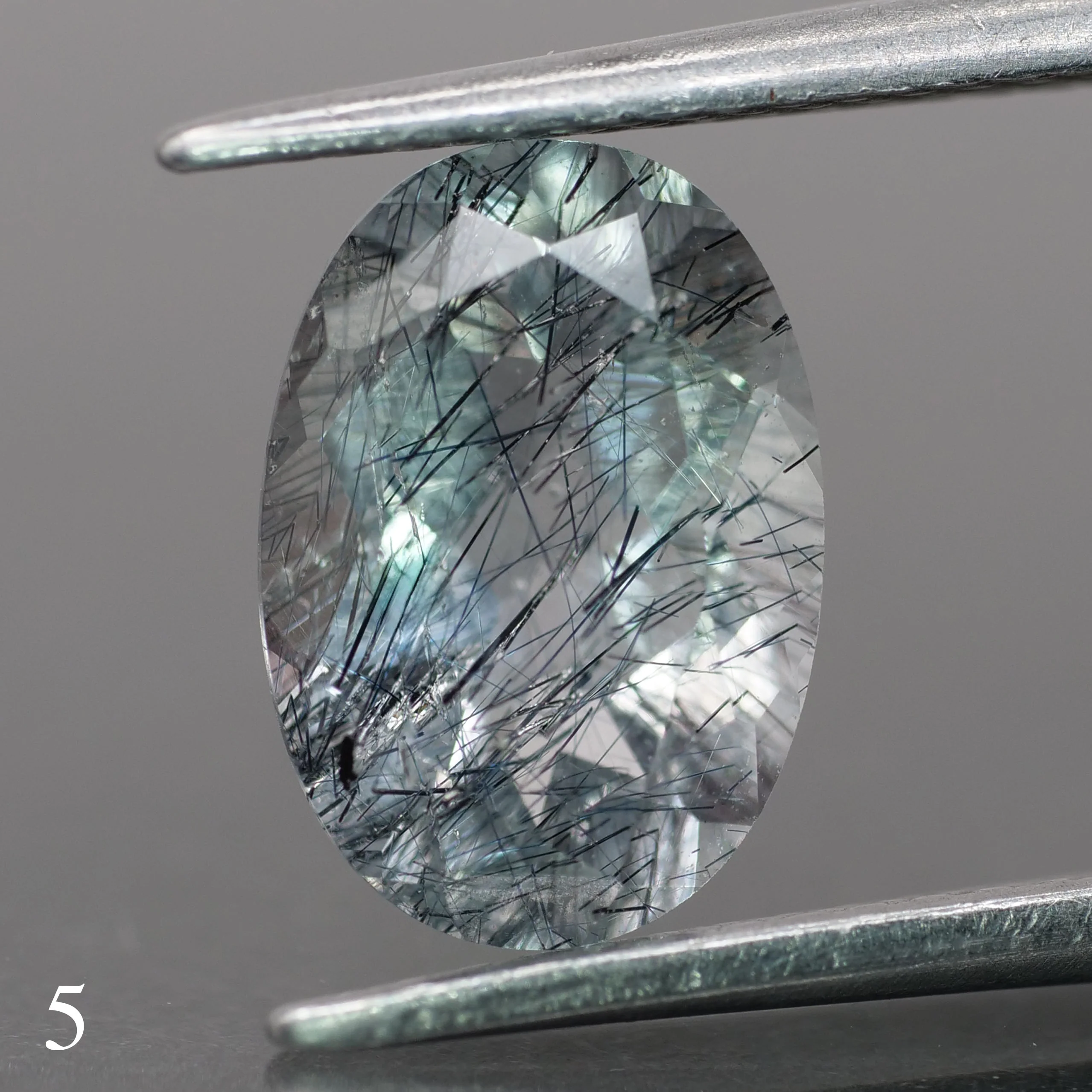 Rutile quartz | oval-cut, 10x7mm, 1.9ct - choose yours - Image 6