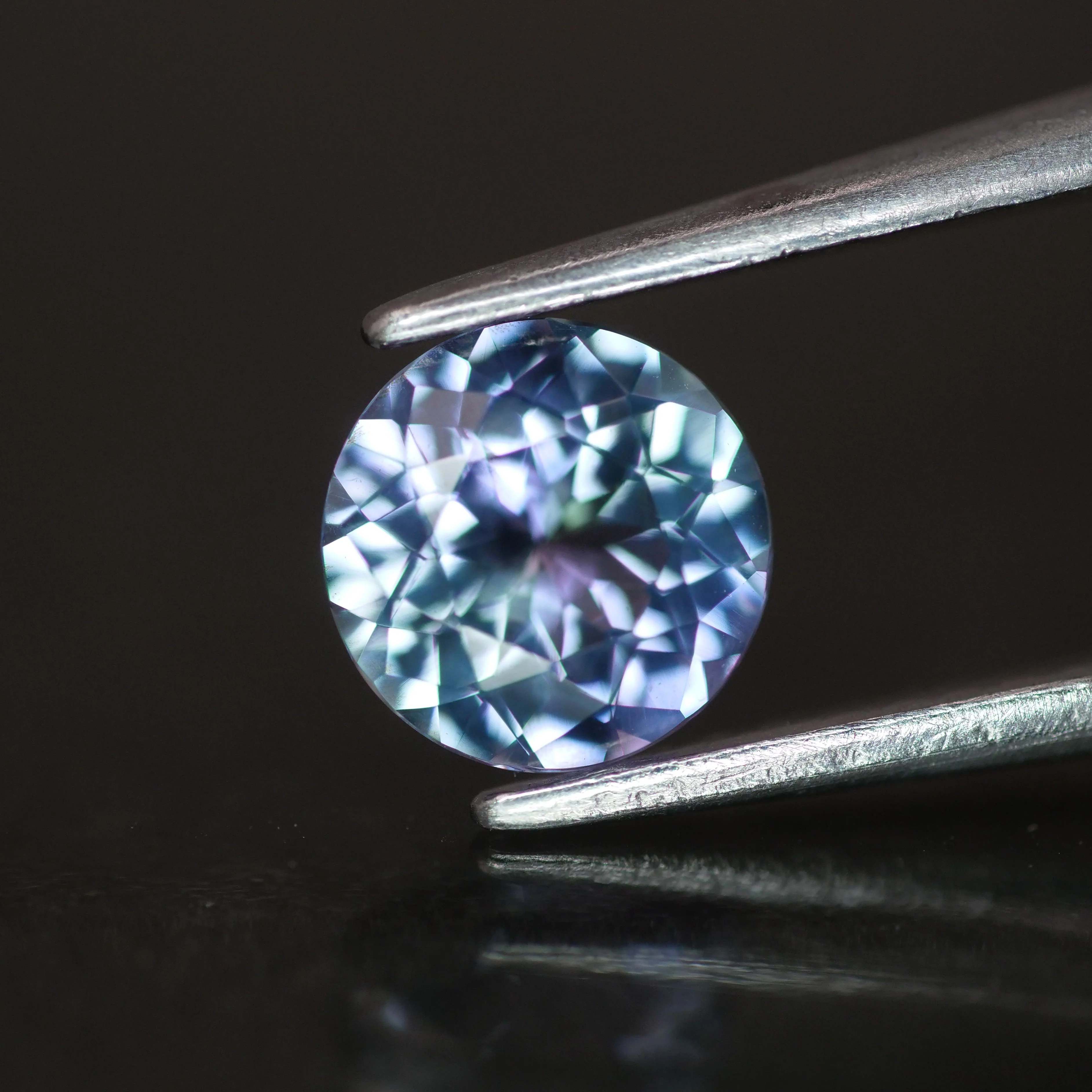 Tanzanite | natural, multi-color: green, blue & purple, round-cut, 6mm, 0.75ct - Image 2