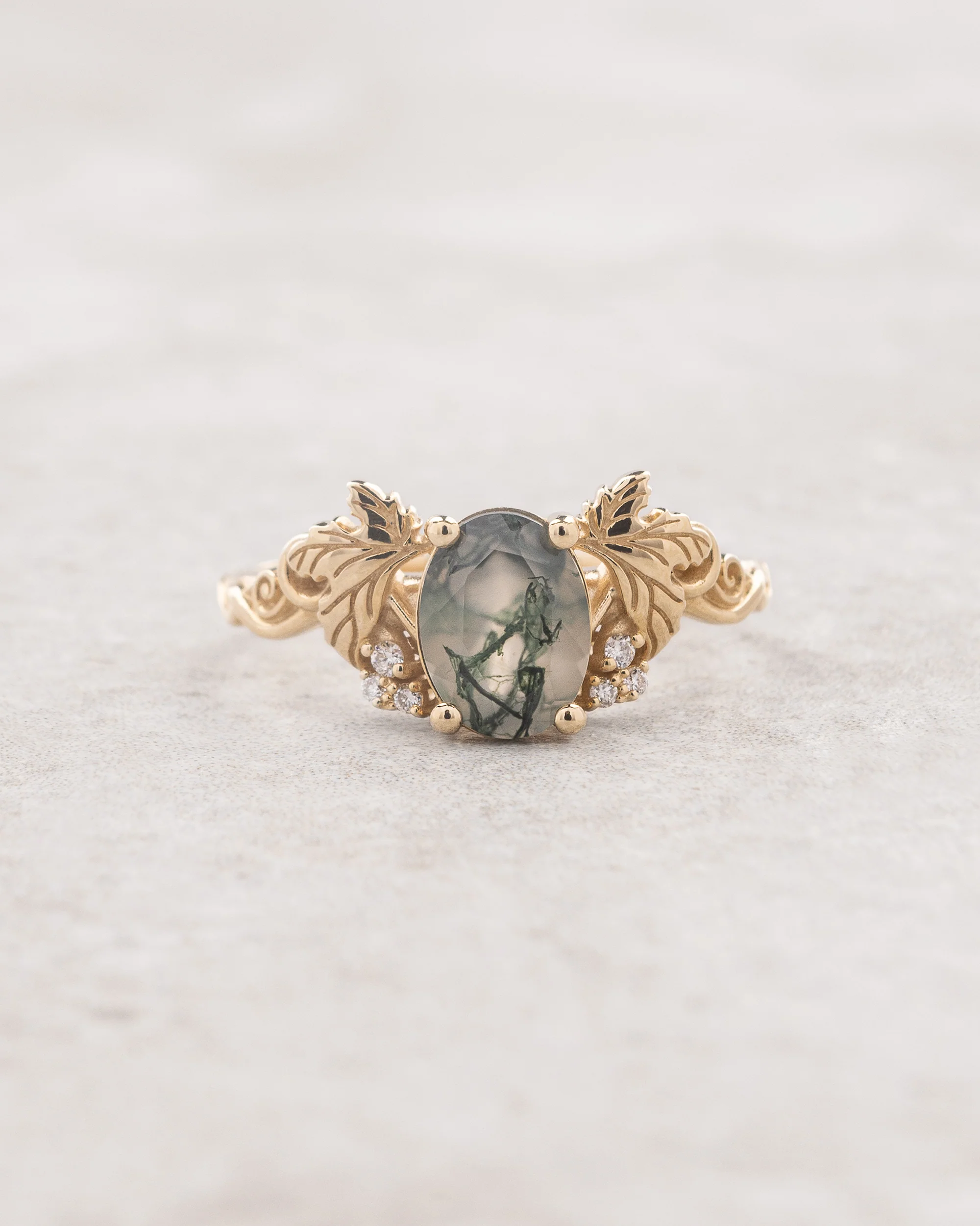Vineyard | oval cut 8x6mm gemstone setting - Image 2