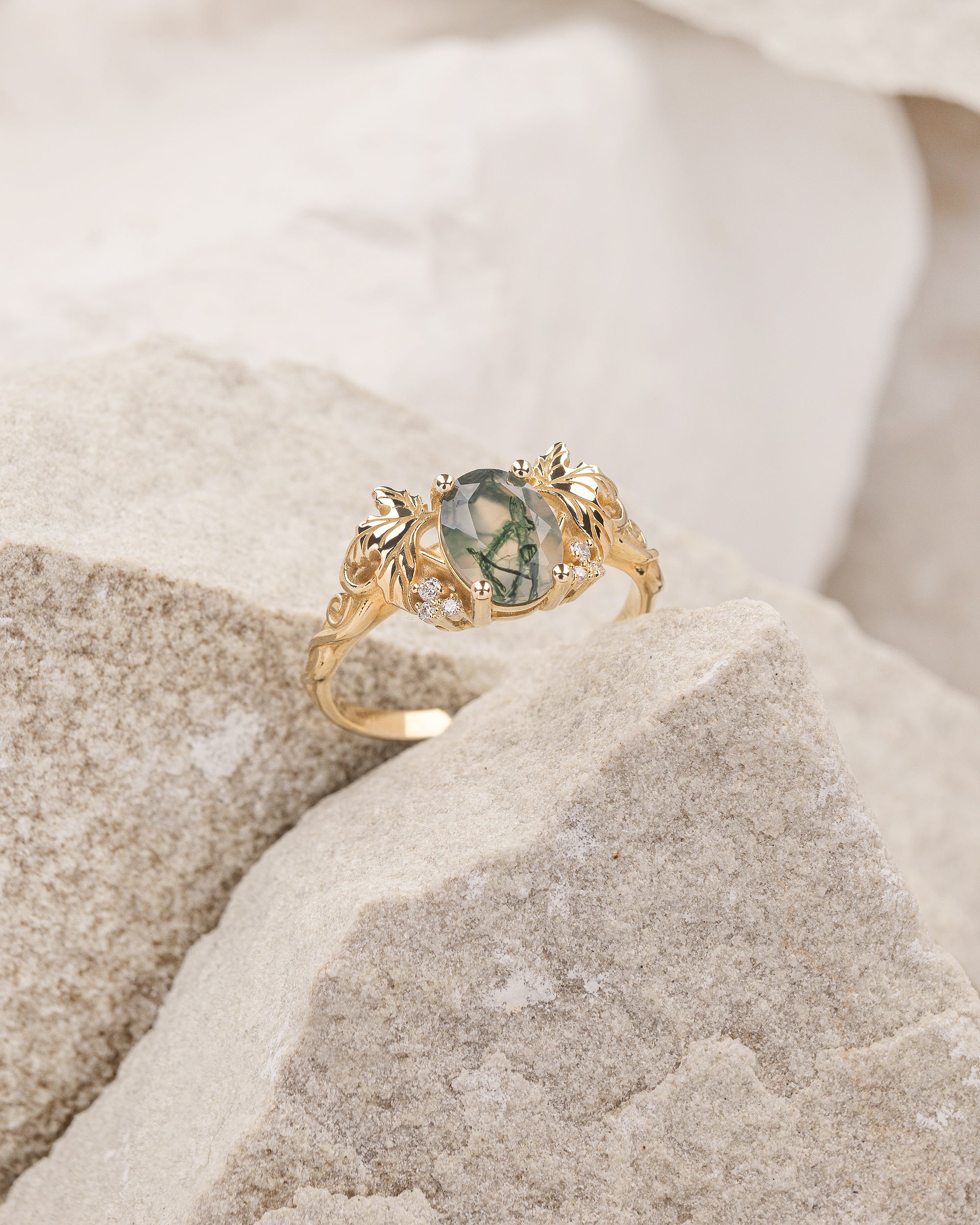 Vineyard | oval cut 8x6mm gemstone setting - Image 5